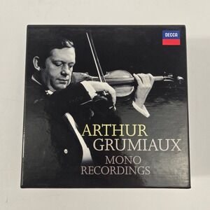 Arthur Grumiaux - Mono Recordings 14 CD Box Set Decca Like New